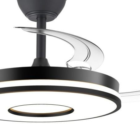 Ventilador LED aspas retráctiles Bond CCT Dim (48W)