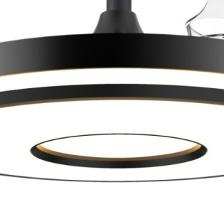 Ventilador LED aspas retráctiles Bond CCT Dim (48W)