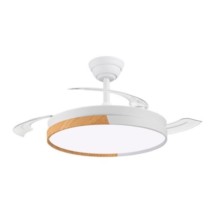 Ventilador LED aspas retráctiles Ecoro CCT Dim (48W)