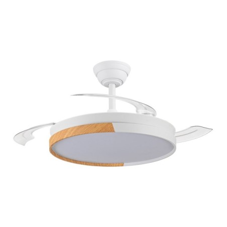 Ventilador LED aspas retráctiles Ecoro CCT Dim (48W)