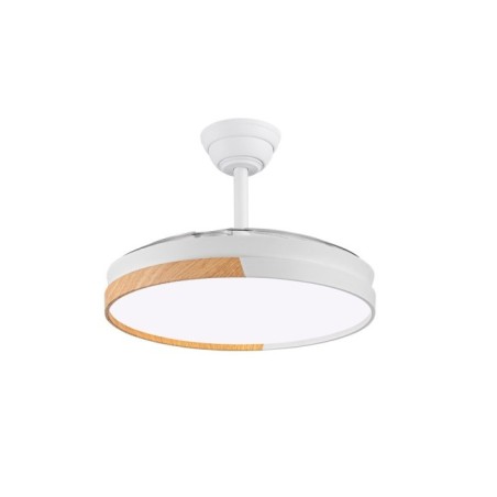 Ventilador LED aspas retráctiles Ecoro CCT Dim (48W)