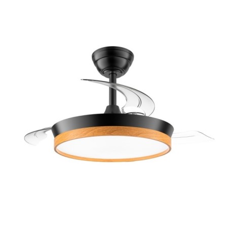 Ventilador LED aspas retráctiles Paneco Mini CCT Dim (39W)