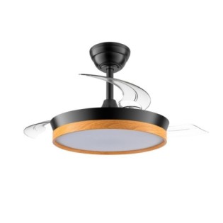 Ventilador LED aspas retráctiles Paneco Mini CCT Dim (39W)