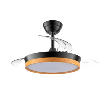 Ventilador LED aspas retráctiles Paneco Mini CCT Dim (39W)