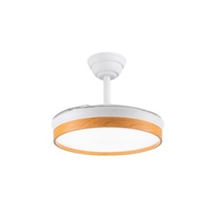 Ventilador LED aspas retráctiles Paneco Mini CCT Dim (39W)