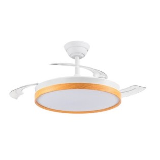 Ventilador LED aspas retráctiles Paneco CCT Dim (48W)