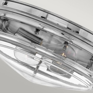 Plafón para baños Hadrian Transparente