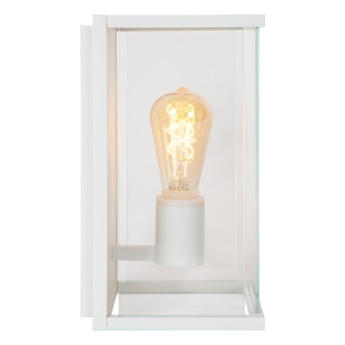 Aplique de pared de exterior Claire Blanco