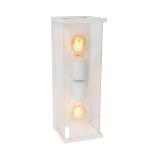 Aplique de pared de exterior Claire Blanco (2 luces)