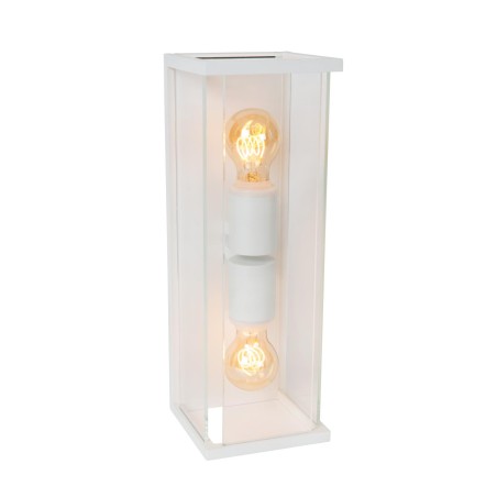 Aplique de pared de exterior Claire Blanco (2 luces)