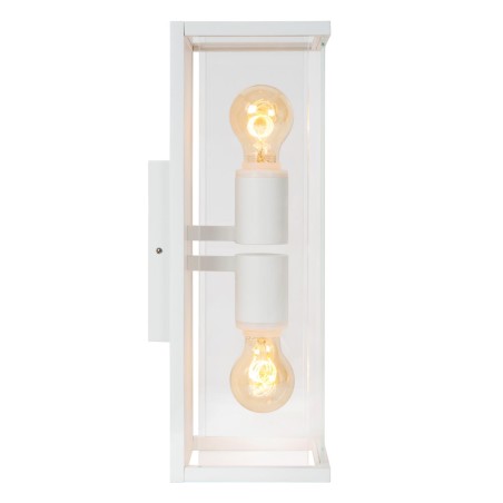 Aplique de pared de exterior Claire Blanco (2 luces)