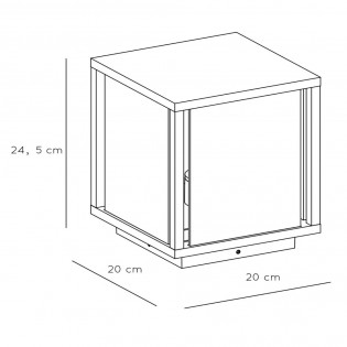 Sobremuro de exterior Claire Blanco
