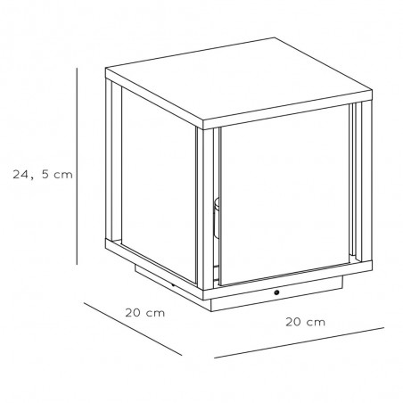 Sobremuro de exterior Claire Blanco