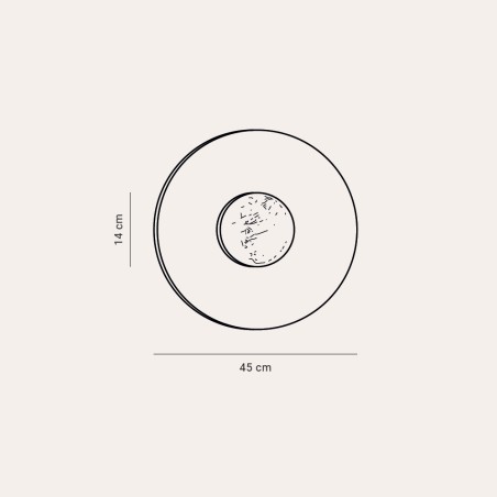 Aplique de pared LED Cay (16W)