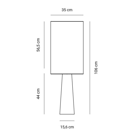 Lámpara de mesa Cielo
