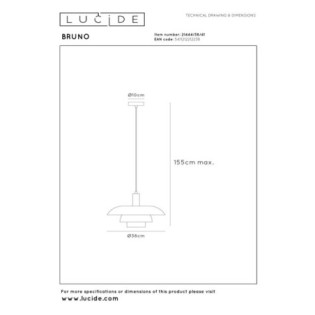 Lámpara colgante Bruno