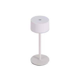 Lámpara de mesa recargable solar LED Meba Blanco (2W)