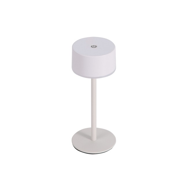 Lámpara de mesa recargable solar LED Meba Blanco (2W)