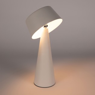 Lámpara de mesa recargable solar LED Meri Blanco (3W)