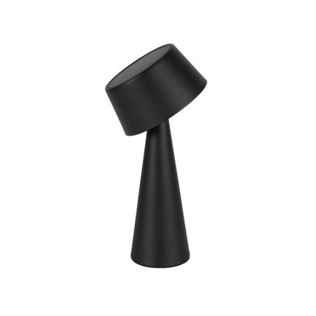 Lámpara de mesa recargable solar LED Meri Negro (3W)