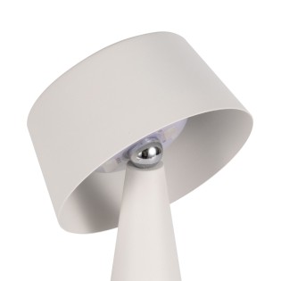 Lámpara de mesa recargable solar LED Meri Blanco (3W)