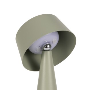 Lámpara de mesa recargable solar LED Meri Verde (3W)