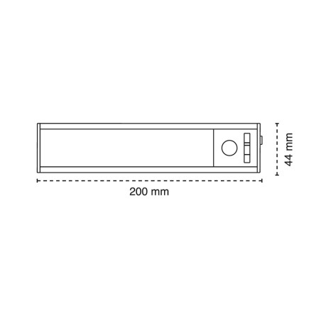 Bajomueble LED con sensor Danu CCT 20Cm. (1W)