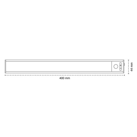 Bajomueble LED con sensor Danu CCT 40Cm. (2W)