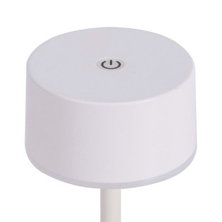 Lámpara de mesa recargable solar LED Meba Blanco (2W)