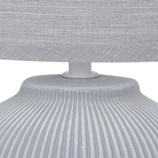 Lámpara de mesa Larna Gris