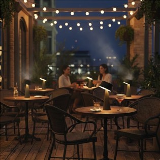 Lámpara de mesa recargable...