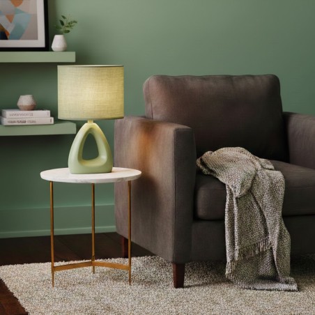 Lámpara de mesa Elor Verde