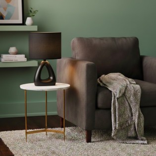 Lámpara de mesa Elor Negro