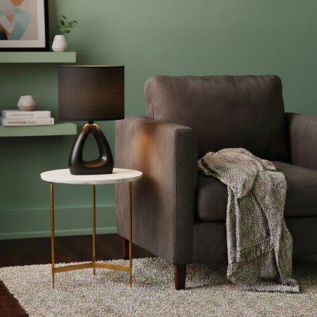 Lámpara de mesa Elor Negro