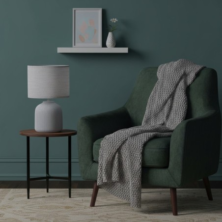 Lámpara de mesa Larna Gris