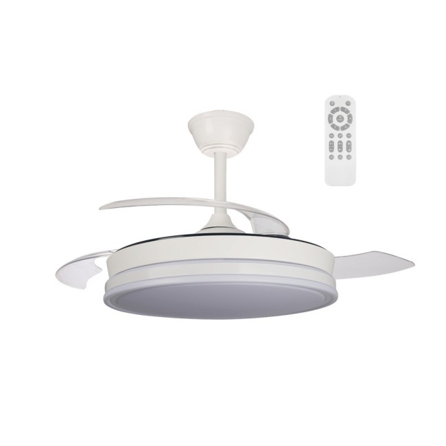 Ventilador LED aspas plegables Pro CCT Dim (45W)