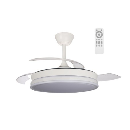 Ventilador LED aspas plegables Pro CCT Dim (45W)