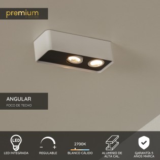 Regleta de techo LED Angular (5W)