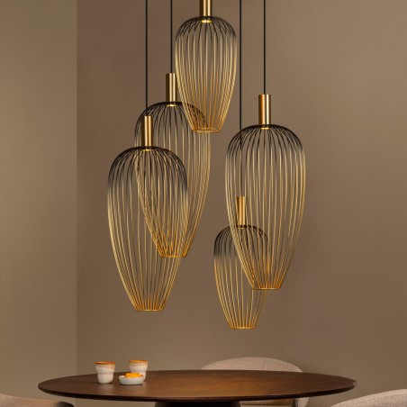 Lámpara colgante Aurelie (5 luces)