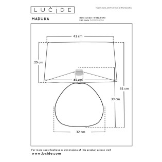 Lámpara de mesa Maduka II