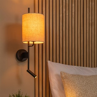 Aplique de pared con lector...