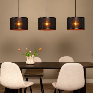 Lámpara colgante Tagalog (3 luces)