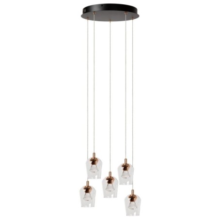 Lámpara colgante LED Berliane II (5x4W)