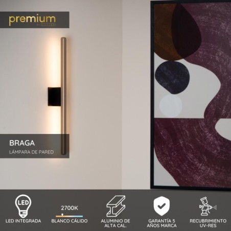 Aplique de pared LED Braga (10W)