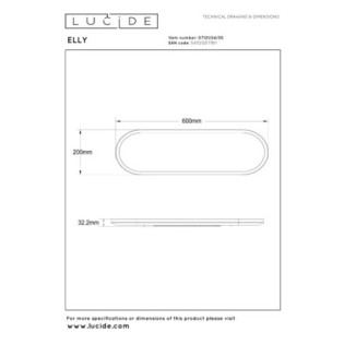 Plafón de techo LED Elly (24W)