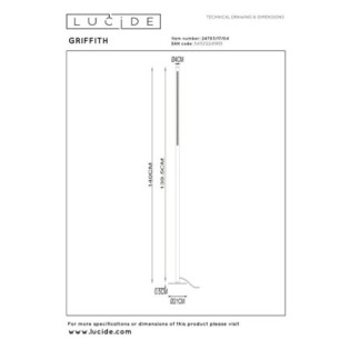 Lámpara de mesa LED Griffith (18W)