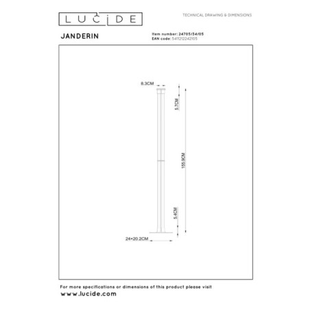 Lámpara de mesa LED Janderin (17W)