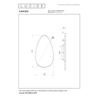 Aplique de pared LED Kamien (6W)