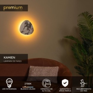 Aplique de pared LED Kamien...