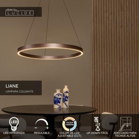 Lámpara colgante LED Liane (36W)